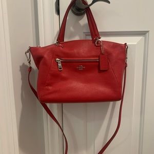 Authentic Coach Red Bag